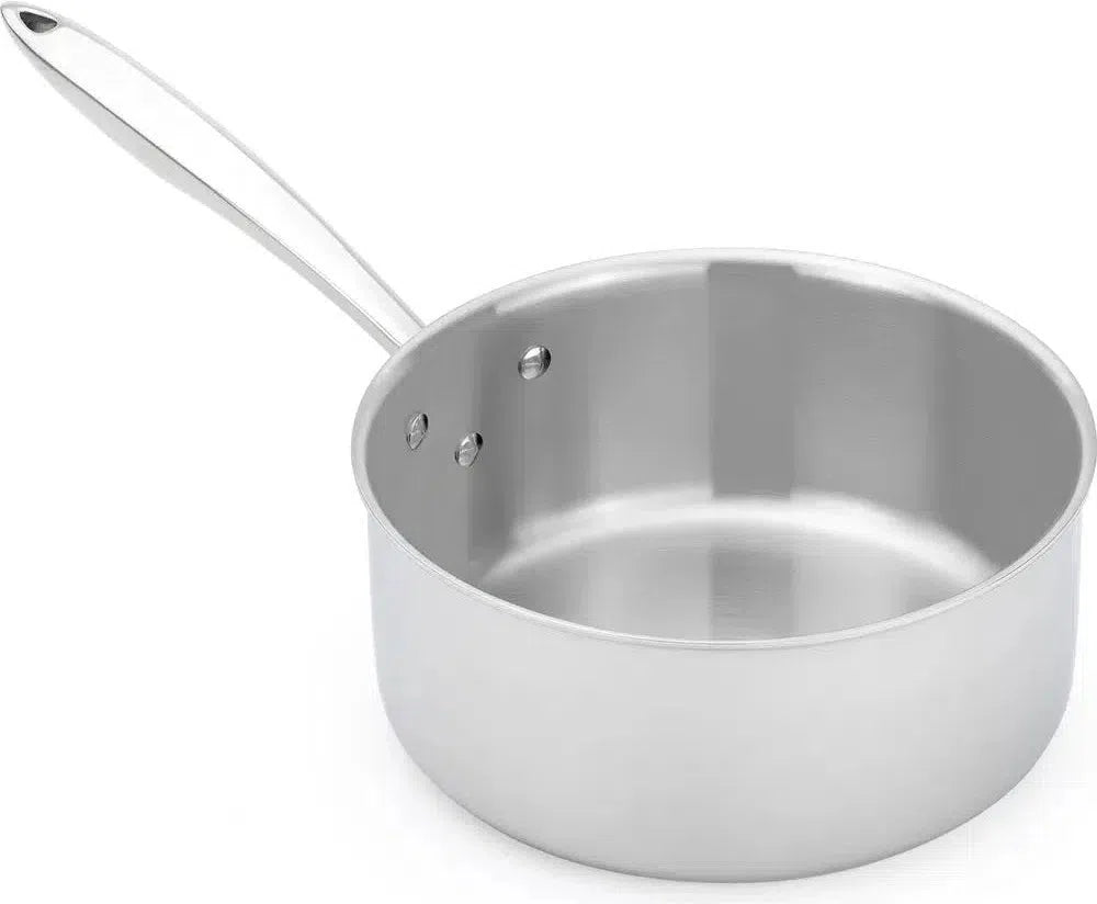 Thermalloy - 8.66" Tri-Ply Stainless Steel Sauce Pot with Handle - 5724214