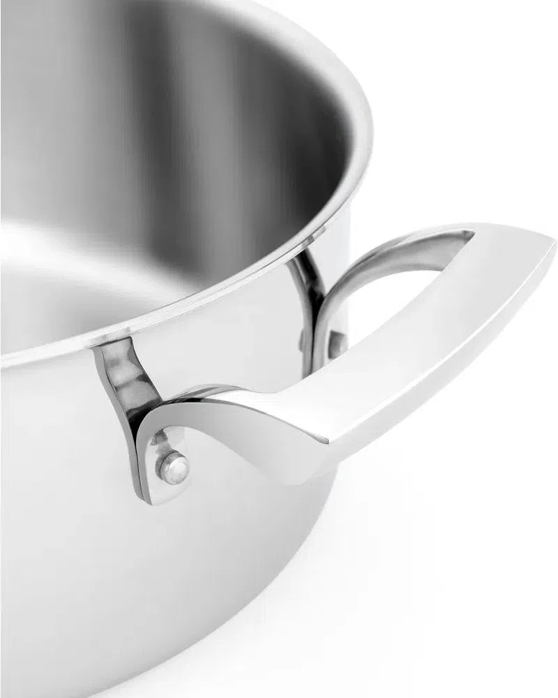 Thermalloy - 8.66" Tri-Ply Stainless Steel Sauce Pot with Handle - 5724224