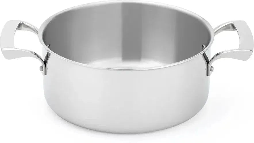 Thermalloy - 8.66" Tri-Ply Stainless Steel Sauce Pot with Handle - 5724224