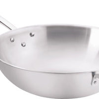 Thermalloy - 9 QT Tri-Ply Stainless Steel Wok - 5724100