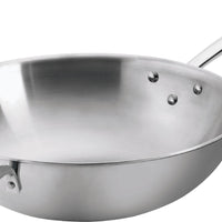 Thermalloy - 9 QT Tri-Ply Stainless Steel Wok - 5724100