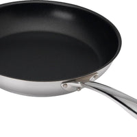 Thermalloy - 9.5" Deluxe Stainless Steel Non-Stick Fry Pan (Lid Not Included) - 5724060
