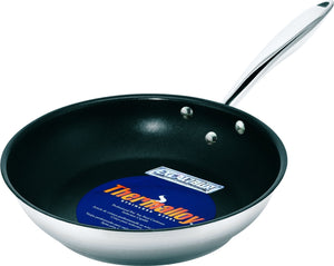 Thermalloy - 9.5" Deluxe Stainless Steel Non-Stick Fry Pan (Lid Not Included) - 5724060