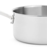 Thermalloy - 9.5" Tri-Ply Stainless Steel Sauce Pot with Handle - 5724205