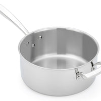 Thermalloy - 9.5" Tri-Ply Stainless Steel Sauce Pot with Handle - 5724205