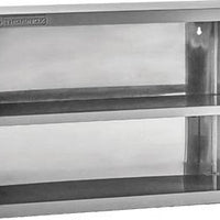 Thorinox - 12" x 36" Wall Mounted Open Storage Cabinet - TWCO-1236-SS