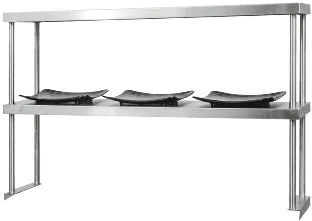 Thorinox - 16" x 48" Double Overshelf - TDOS-1648-SS