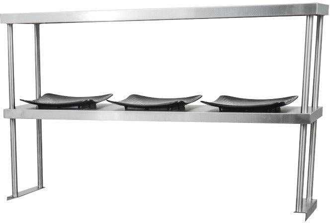 Thorinox - 16" x 96" Double Overshelf - TDOS-1696-SS