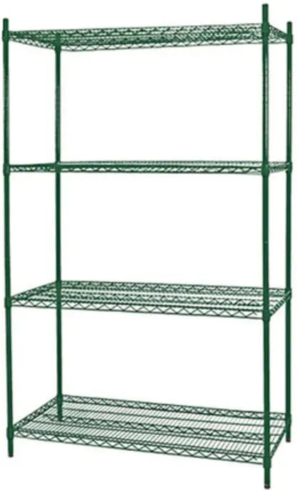 Thorinox - 21" x 54" Green Epoxy Wire Shelf, Set of 4 - TGES-2154