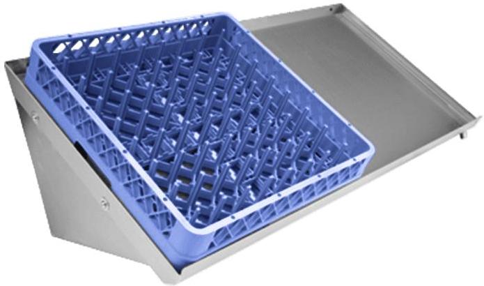Thorinox - 22" x 21" Stainless Steel Wall Dish Rack with Right Drain - TWDR-2221-R