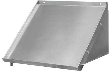 Thorinox - 22" x 63" Stainless Steel Wall Dish Rack with Left Drain - TWDR-2263-L