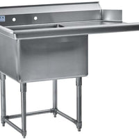 Thorinox - 24" x 24" Triple Dishwasher Sink; 16 GA; (NO Basket) - Left - TTS-2424-LDW