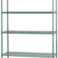 Thorinox - 24" x 48" Green Epoxy Wire Shelf, Set of 4 - TGES-2448