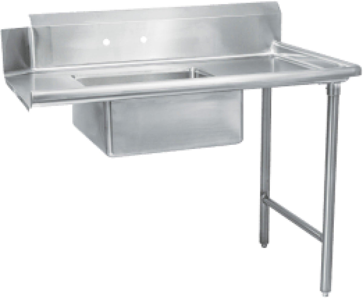 Thorinox - 30" x 48" Soiled Dish Table - Left - Stainless Steel Basket Included - TSDT-3048-L