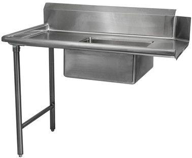 Thorinox - 30" x 60" Soiled Dish Table - Left - Stainless Steel Basket Included - TSDT-3060-L