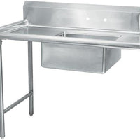 Thorinox - 30" x 72" Soiled Dish Table - Left - Stainless Steel Basket Included - TSDT-3072-L