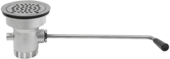 Thorinox - 3.5" Twist Lever Drain 4 1/2" for Center Drain Sink - TLD