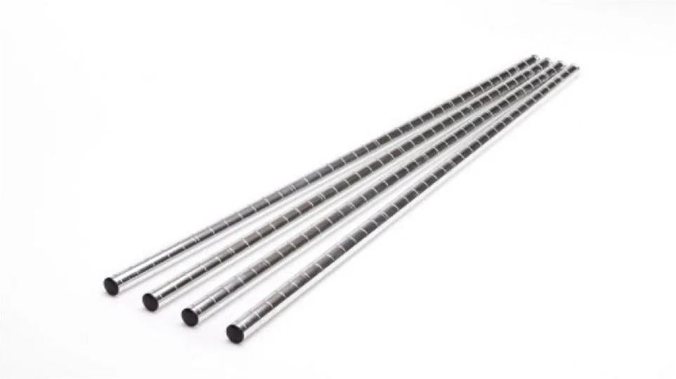 Thorinox - 64" Chrome Finish Post, Set of 4 - TCFP-64