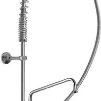 Thorinox - Deck Mount Pre-rinse with 55" Flexible Hose and 12" Swivel Spout - DM-200-S12