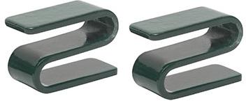 Thorinox - Green Epoxy S Hook, Set of 2 - S-HOOK-E