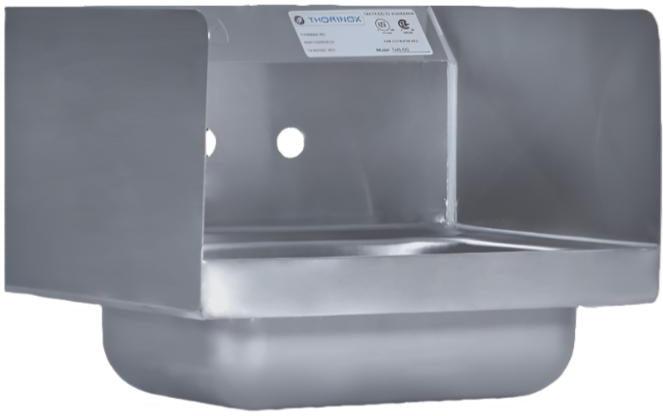 Thorinox - Hand Sink with Splash Guards - THS-SG