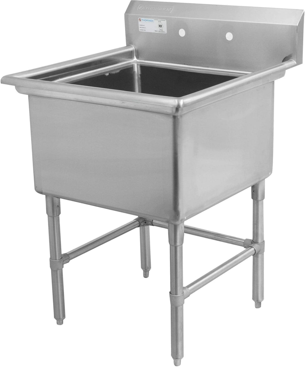 Thorinox - Single Sink 18" x 21" No Drainboard - TSS-1821-0