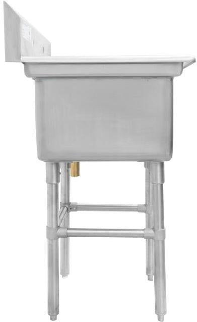 Thorinox - Single Sink 20" x 20" No Drainboard - TSS-2020-0