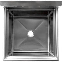 Thorinox - Single Sink 24" x 30" with Centre Drain, No Drainboard - TSS-2430-C