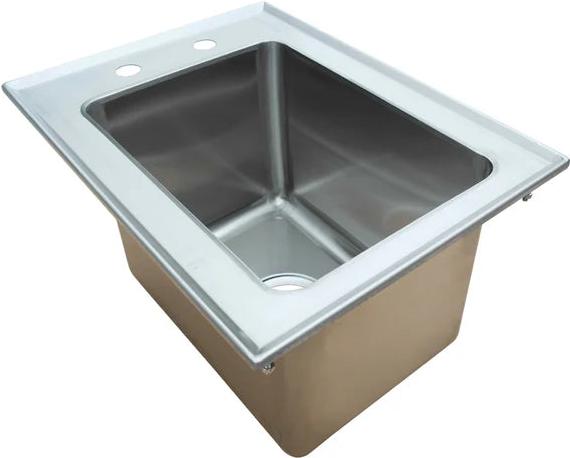 Thorinox - Triple Drop-In Sink 10" x 14" x 10" - TTDIS-1014-10