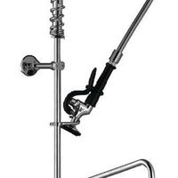 Thorinox - Wall Mount Pre-rinse with 55" Flexible Hose and 8" Swivel Spout for 18" Sinks - WM-200-S8