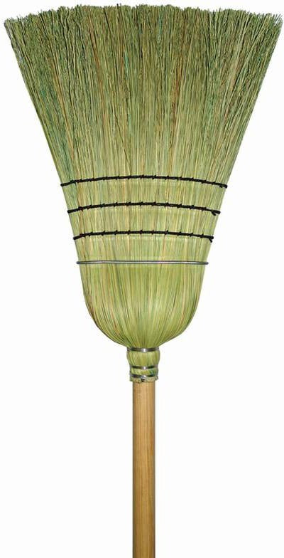 TiSA - 1 Wire 4 Strings Warehouse Corn Broom, 6/bdl - TS0502