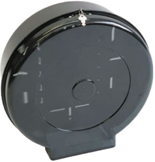 TiSA - 12" Black Senior JRT Toilet Tissue Dispenser - TS0397