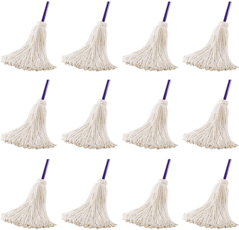 TiSA - 12 Oz Synthetic Deck With Yacht Mop Wood Handle, 12/cs - TS9112