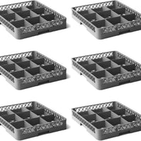 TiSA - 16 Compartment Grey Dishwashing Rack , 6/cs - TS1616 - DISCONTINUED