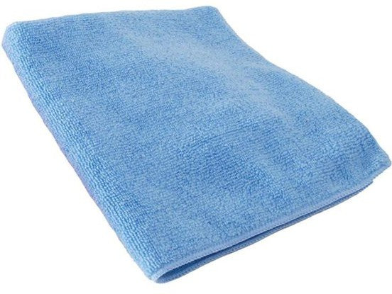 TiSA - 16" X 16" Blue Microfiber Cloth General Cleaning, 1/cs - TS1616BU