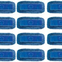 TiSA - 24" Blue Synthetic Dust Mop Refill, 12/cs - TS8024
