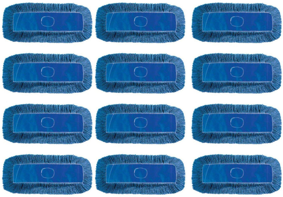 TiSA - 24" Blue Synthetic Dust Mop Refill - TS8024