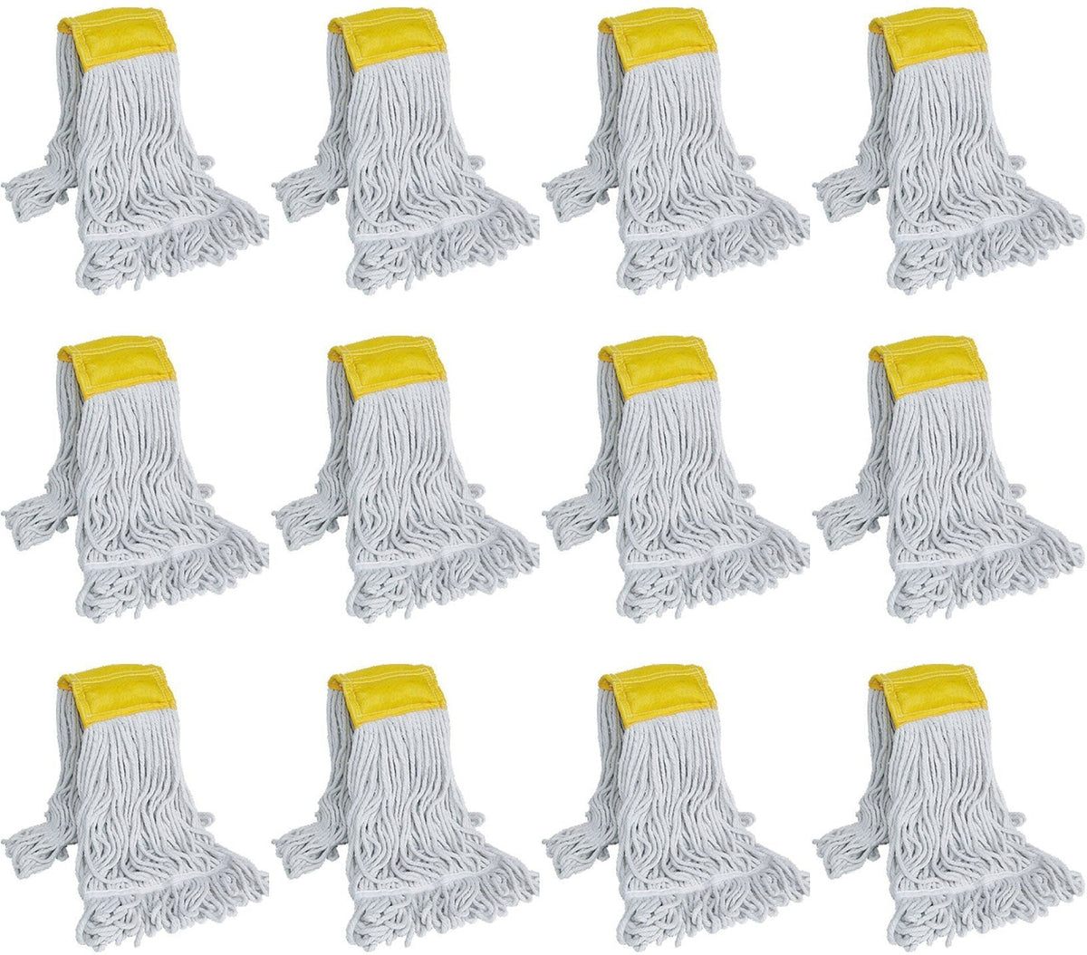 TiSA - 24 Oz Synthetic Mop Head Cut End, 12/cs - TS9024