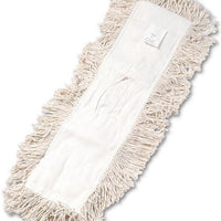 TiSA - 24" White Cotton Dust Mop Refill, 12/cs - TS5024