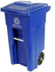 TiSA - 26Gal Blue Wheeled Container, 3/Cs - TS0050BU