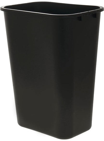 TiSA - 28 Qt Medium Black Soft Wastebasket - TS2956BK