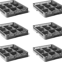 TiSA - 49 Compartment Grey Dishwashing Rack, 6/cs - TS4747