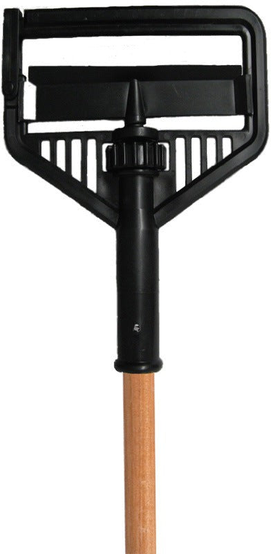 TiSA - 60" Plastic Quick Change Mop with Wood Handle - TS7003W