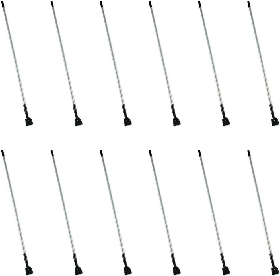 TiSA - 60" Snap On Dust Mop With Metal Handle, 12/cs - TS7020M