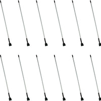 TiSA - 60" Snap On Dust Mop With Metal Handle, 12/cs - TS7020M