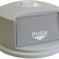 TiSA - Dome Top Lid with Ashtray Fits For 32 Gal Container, 5/cs - TS0042