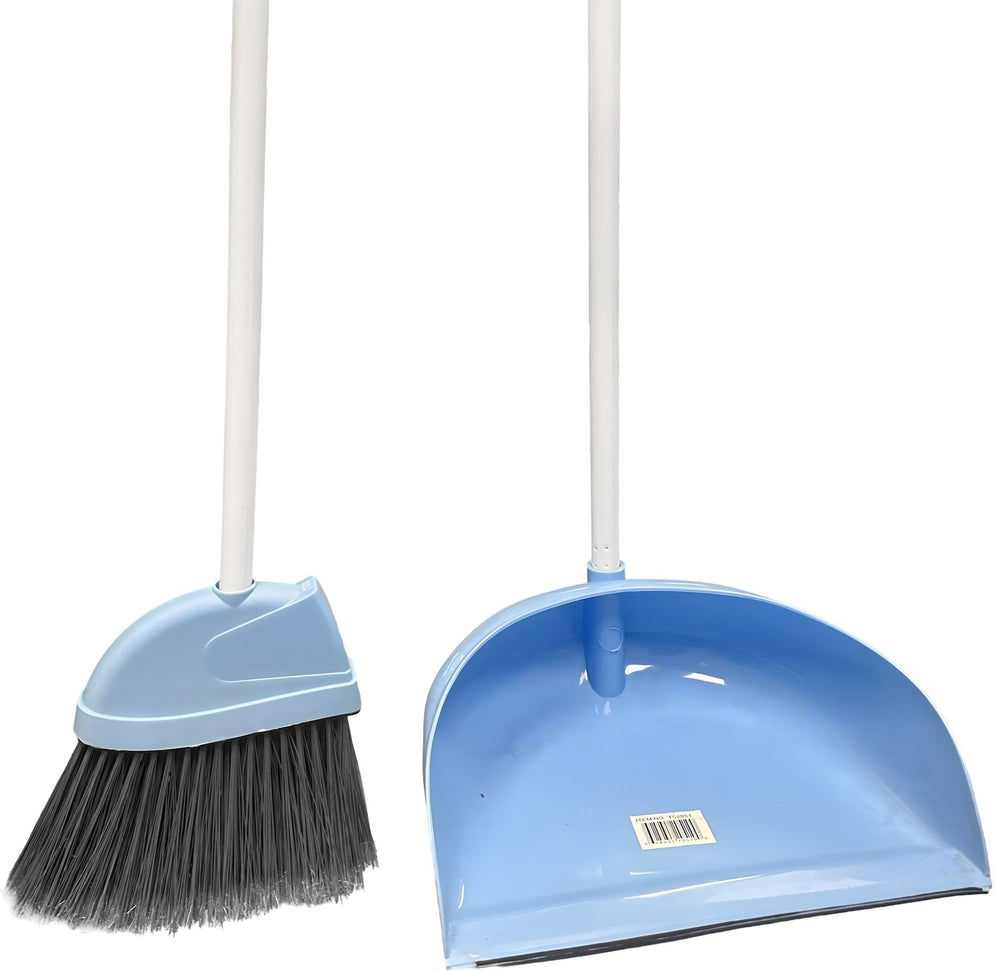 TiSA - Long Handle Dustpan With Broom HouseHold, 6/cs - TS2051H