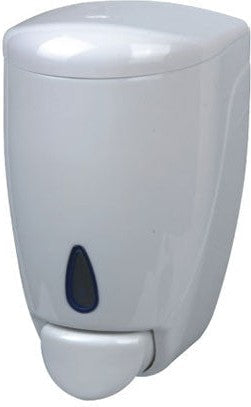 TiSA - Small White Manual Soap Dispenser - TS0375