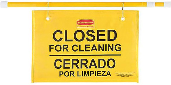 TiSA - Yellow Closed For Cleaning Sign - TS0027