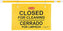TiSA - Yellow Closed For Cleaning Sign - TS0027